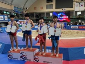 세종 전의초 김민준 학생, 회장기전국장사씨름대회 동메달 수상