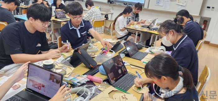 해밀중, 태국 학교와 전통 공예 중심의 국제문화교류 진행4.jpg